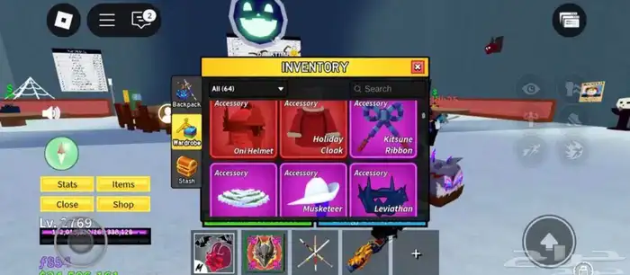 حساب روبلوكس ماب بلوكس فروت 0