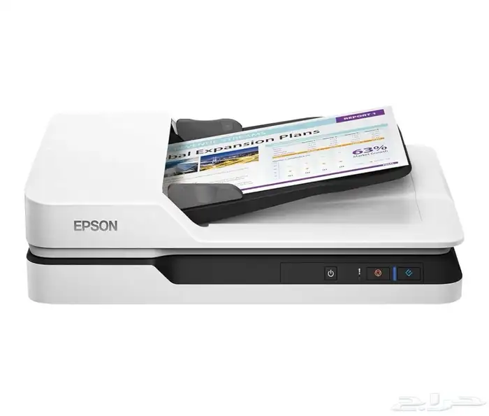 سكانر مكتبي نظيف جدا استخدام يومين فقط   يدعم ADF ووجهين 1