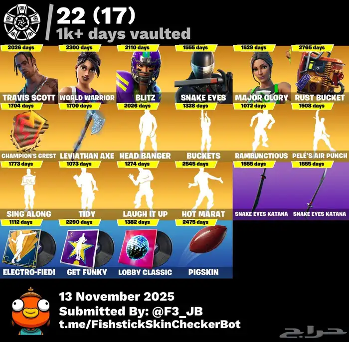 حساب فورت نايت اساسي للبيع 6