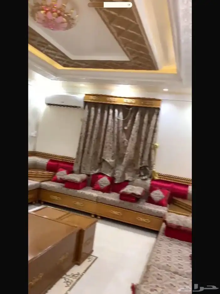 للإيجار دور أرضي مؤثث كامل العريجاء 4000شهري عند نادي الهلا 7