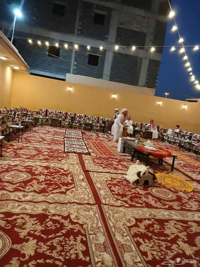 تاجير كراسي وطاولات وكنب وجلسات دفايات وخيام 0