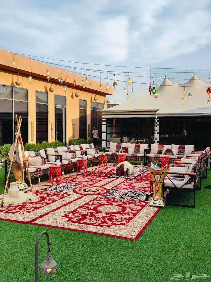 تاجير كراسي وطاولات تاجر جلسات شعبيه تاجير جلسات مغربي تاجير 9