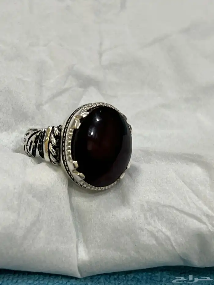 خاتم عقيق يمامني كرزي صياغة عارف 0