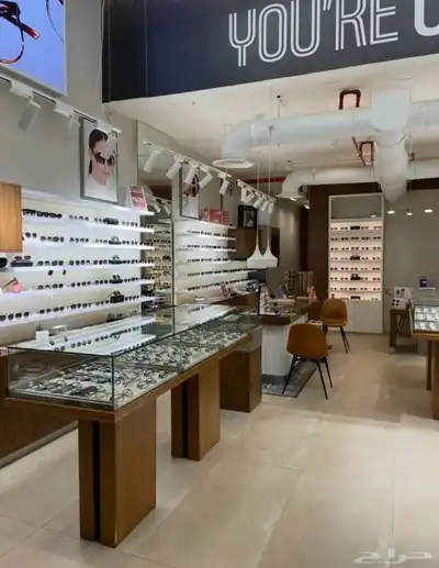 ديكور معرض محل نظارات للبيع جديد الرياض بصريات index