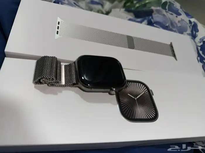 ساعه ابل اصدار العاشر تيتانيوم طبيهي اخو الجديد مقاس 46mm 2