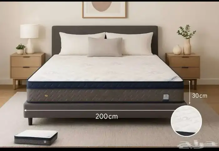 مرتبة بوكيت نوابض منفصلة جودة ممتازة   تصميم مميز   ضمان 1 0