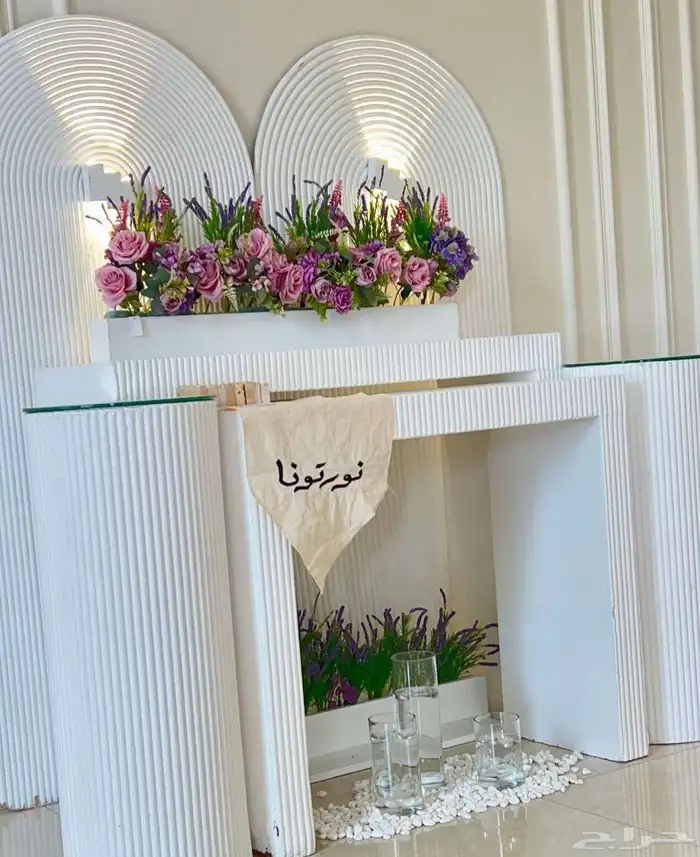 تاجير مداخل استاندات كوشات طاولات ورد تنسيق ورد 6