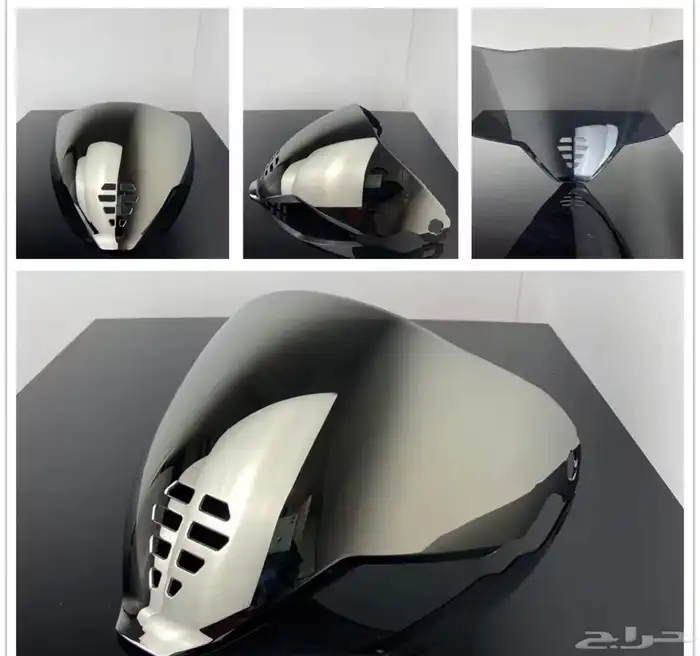 قزازة خوذة ايكون متوفر لونين اسود وفضي 0