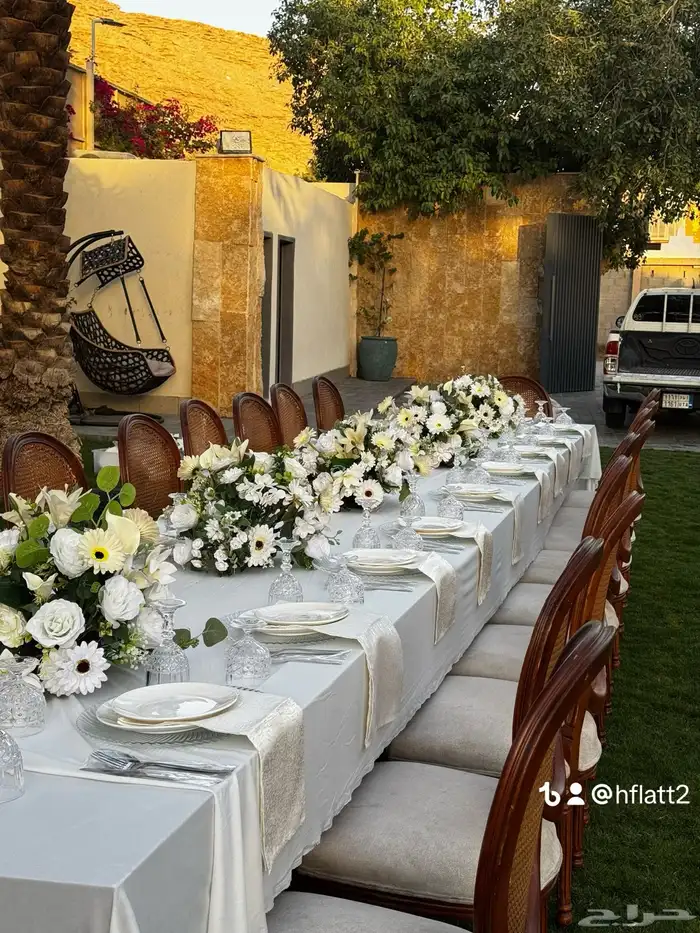 تنسيق حفلات  طاولات طعام  كوشات  مداخل 3