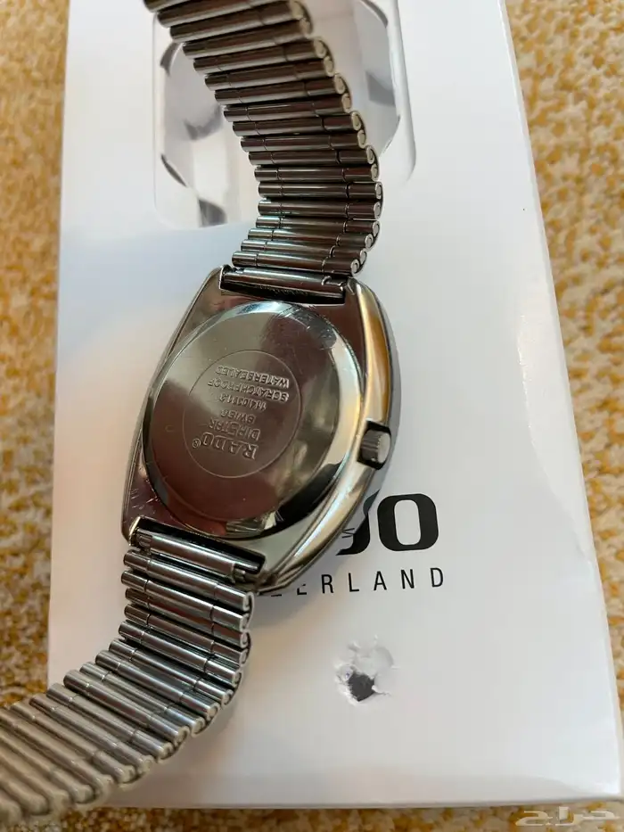 للبيع ساعه رادو دايستار لون فضي مستخدمه 26