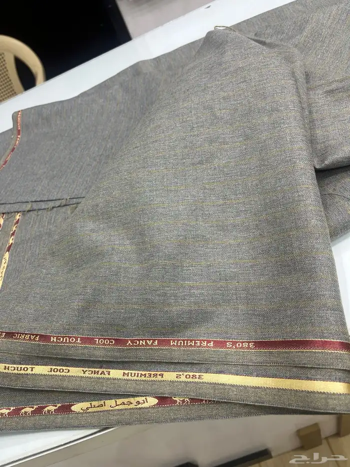 للبيع قماش رجالي شتوي من صوف الكشمير من ماركة أبو جمل أصلي 5