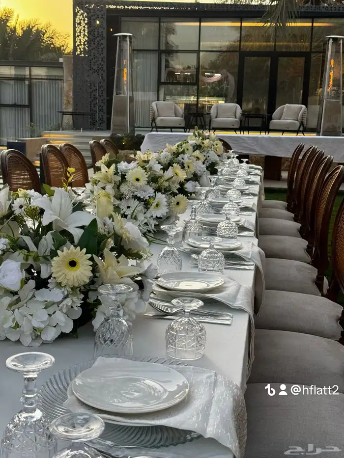 تنسيق حفلات  طاولات طعام  كوشات  مداخل 4