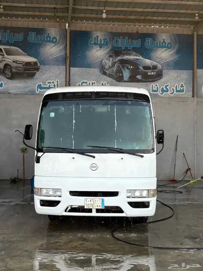 باص نيسان 2008 مخزن نظيف جدا 6