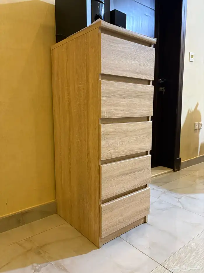 طاولات مجموعة كاملة مكتبة تلفزيون و جوارير تخزين نظيفة 9