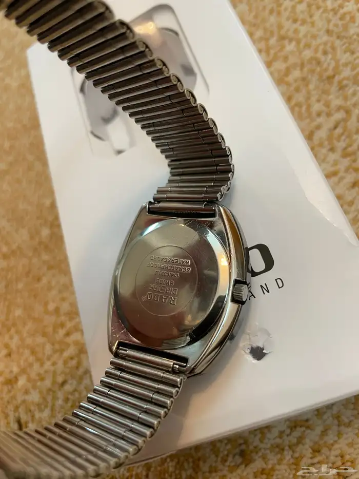 للبيع ساعه رادو دايستار لون فضي مستخدمه 28