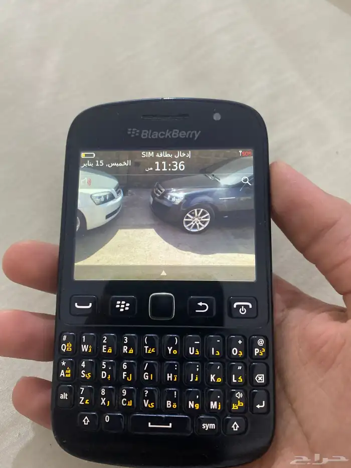 بلاك بيري للبيع كيرف مافيه منفذ شريحه مكسور والجهاز نظيف 0