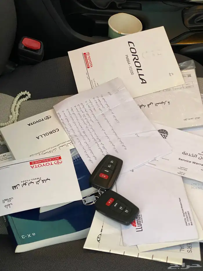 كرولا 2022وكاله فل كامل بصمه دخول ذكي فتحه مكينه 2000سعودي 36