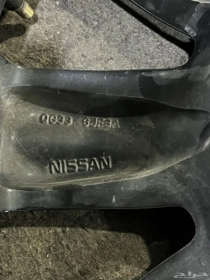 جنوط اصلي وكاله نيسان موديل 2020 مقاس 18جنوط في طقم مستعمل 3