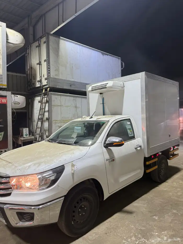 تصنيع ثلاجة ونيت هيلوكس تويوتا تبريد 2