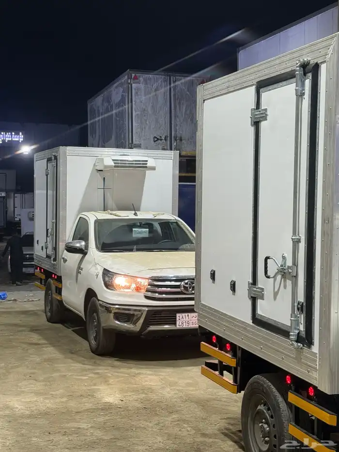 تصنيع ثلاجة ونيت هيلوكس تويوتا تبريد 12