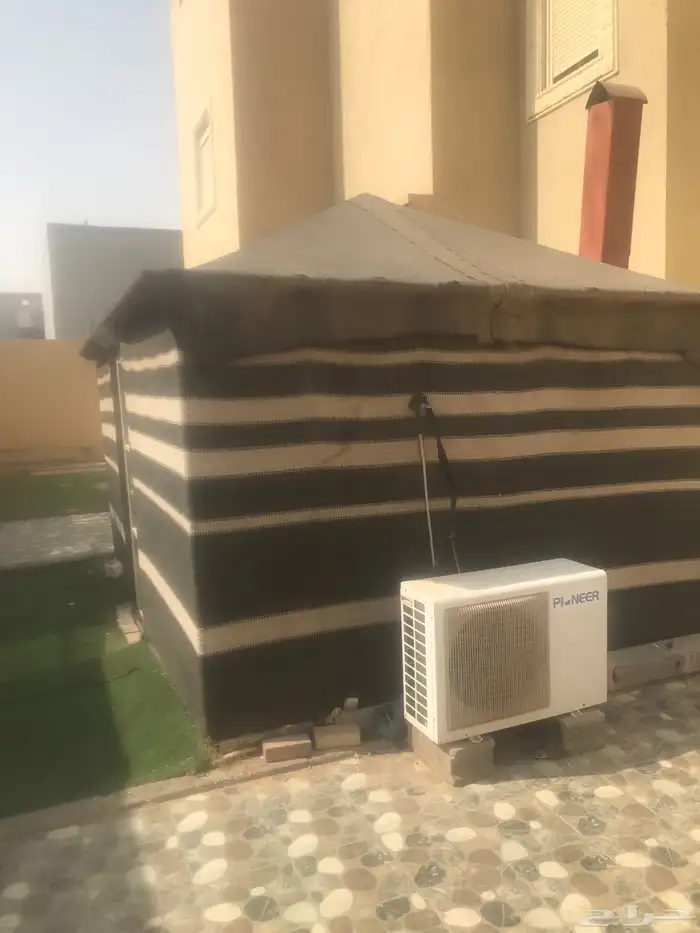 بيت شعر ملكي العرض 3 الطول 4 5 مع المخاد والمراكي والفرشه 2