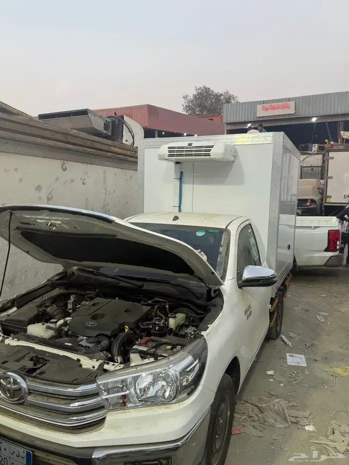 تصنيع ثلاجة ونيت هيلوكس تويوتا تبريد 23