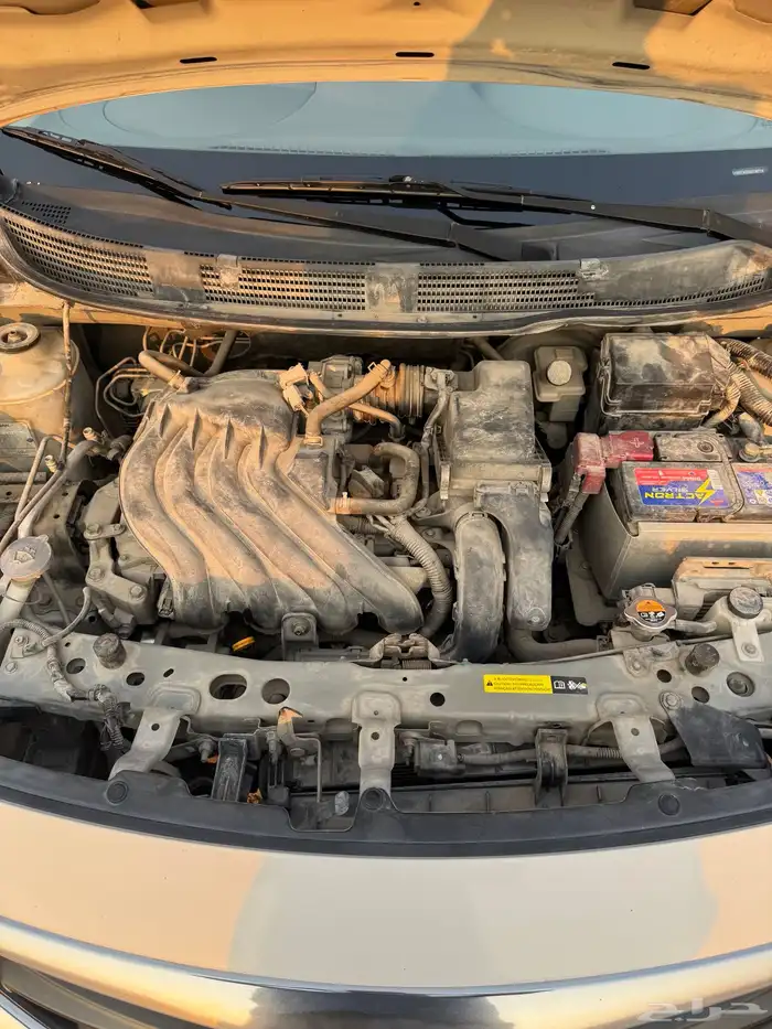 نيسان صني ابيض 2016 مالك اول محركات شرط 25