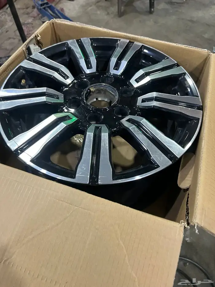 جنوط اصلي وكاله نيسان موديل 2020 مقاس 18جنوط في طقم مستعمل 1