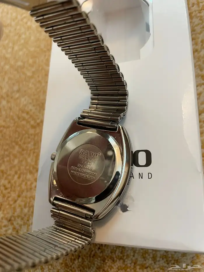 للبيع ساعه رادو دايستار لون فضي مستخدمه 17