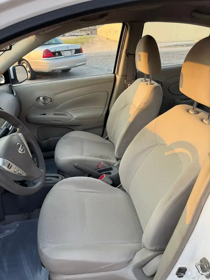 نيسان صني ابيض 2016 مالك اول محركات شرط 19