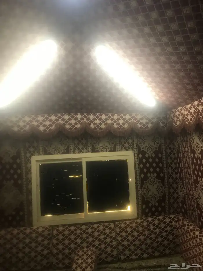 بيت شعر ملكي العرض 3 الطول 4 5 مع المخاد والمراكي والفرشه 15