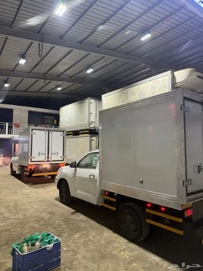 تصنيع ثلاجة ونيت هيلوكس تويوتا تبريد 8