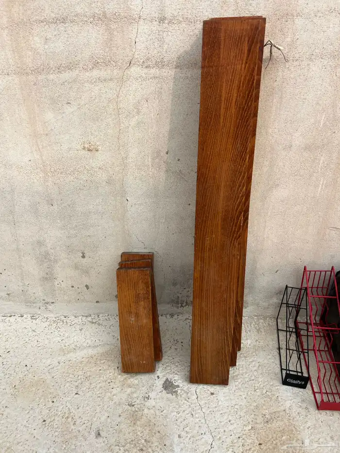 رفوف خشب مع اضاءه 5