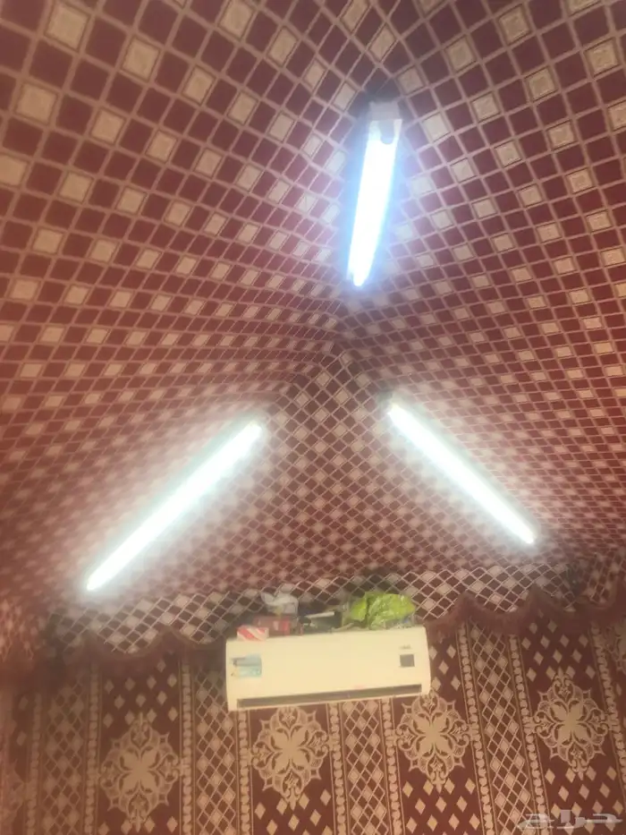 بيت شعر ملكي العرض 3 الطول 4 5 مع المخاد والمراكي والفرشه 8