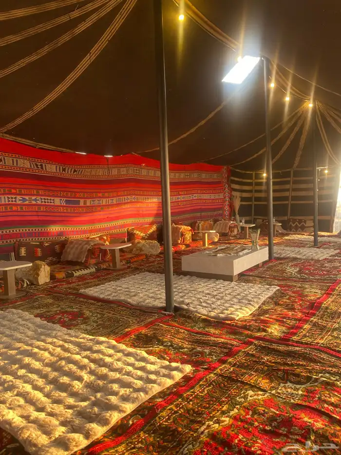 مخيم وقاعات مناسبات فخم للإيجار. اليومي 7