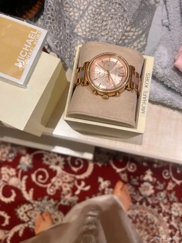 ساعه ماركه مايكل كروس جديده لبسه واحده 3