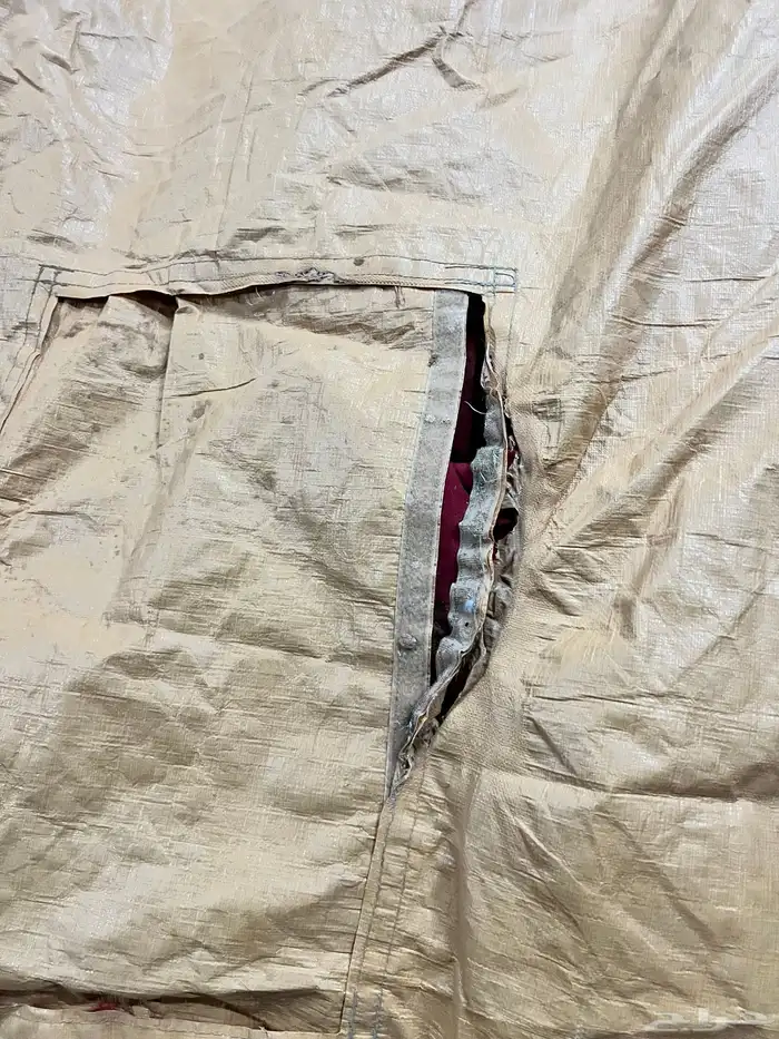 خيمه البيرق 3 3 طبقتين حمرا من جواء 4