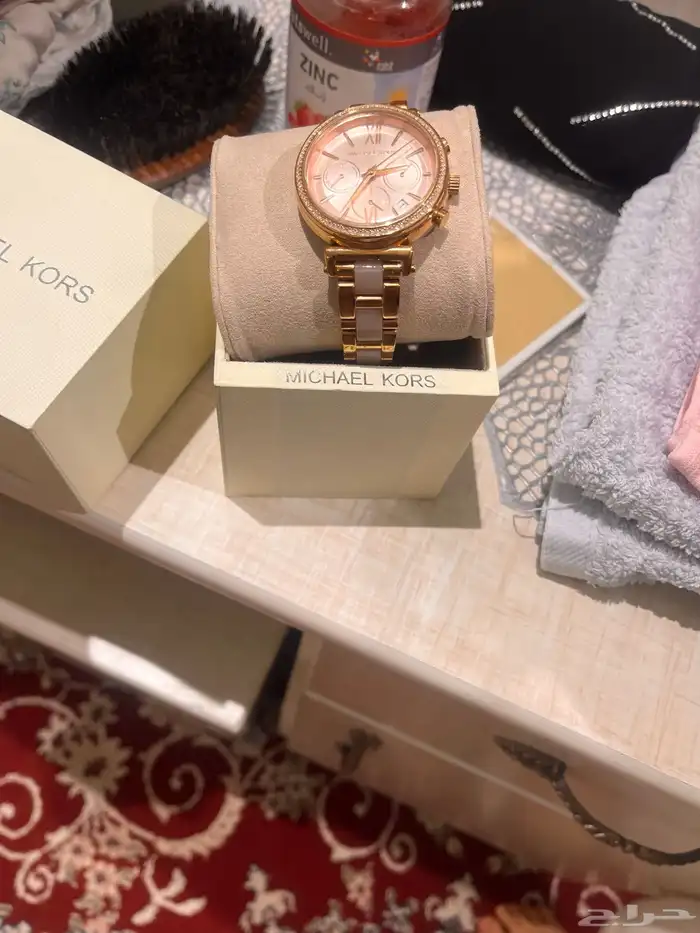 ساعه ماركه مايكل كروس جديده لبسه واحده 4