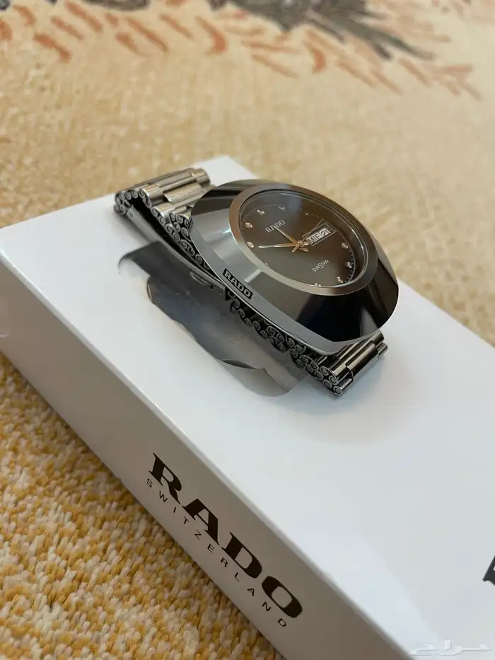 للبيع ساعه رادو دايستار لون فضي مستخدمه 6