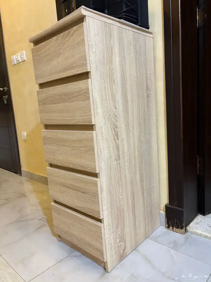 طاولات مجموعة كاملة مكتبة تلفزيون و جوارير تخزين نظيفة 8