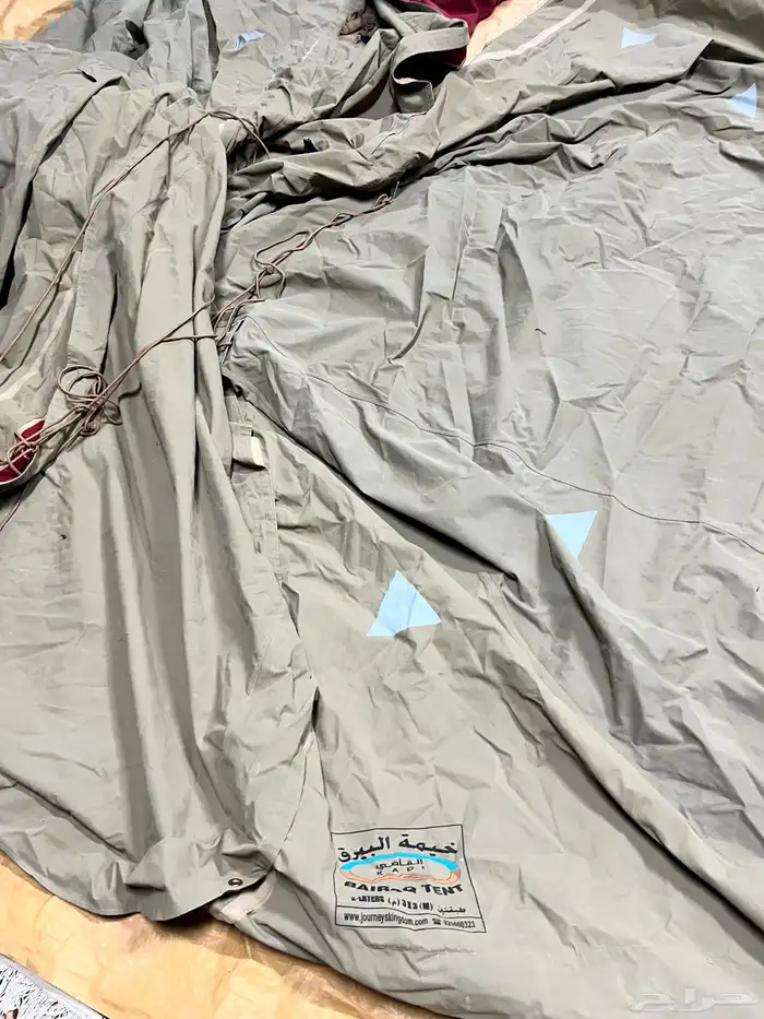 خيمه البيرق 3 3 طبقتين حمرا من جواء 2