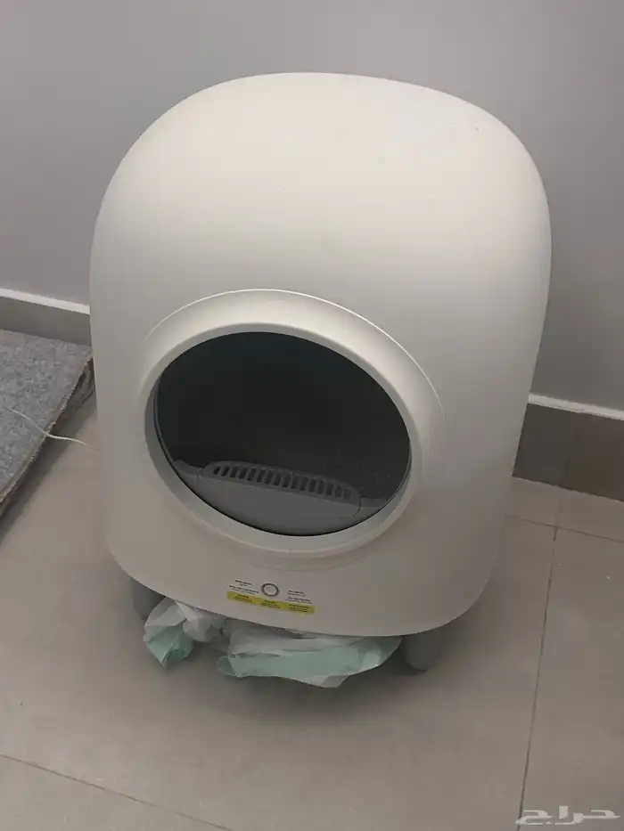 ليتر بوكس ذكي مع جهاز اكل أوتوماتيكي للقطط 3