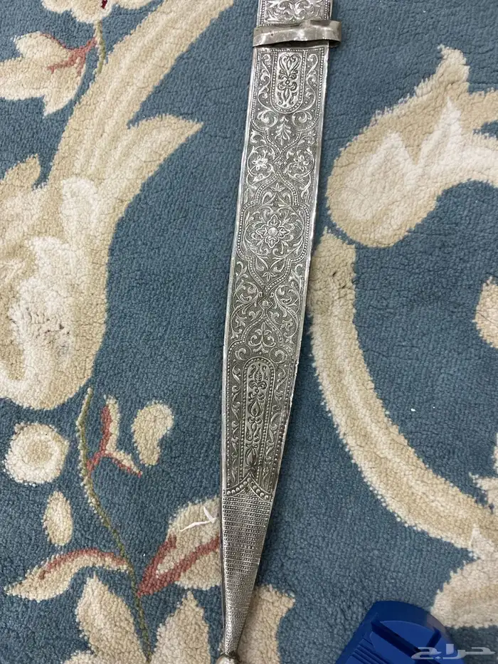 غمد خنجر قديم عماني نقش نباتي 0