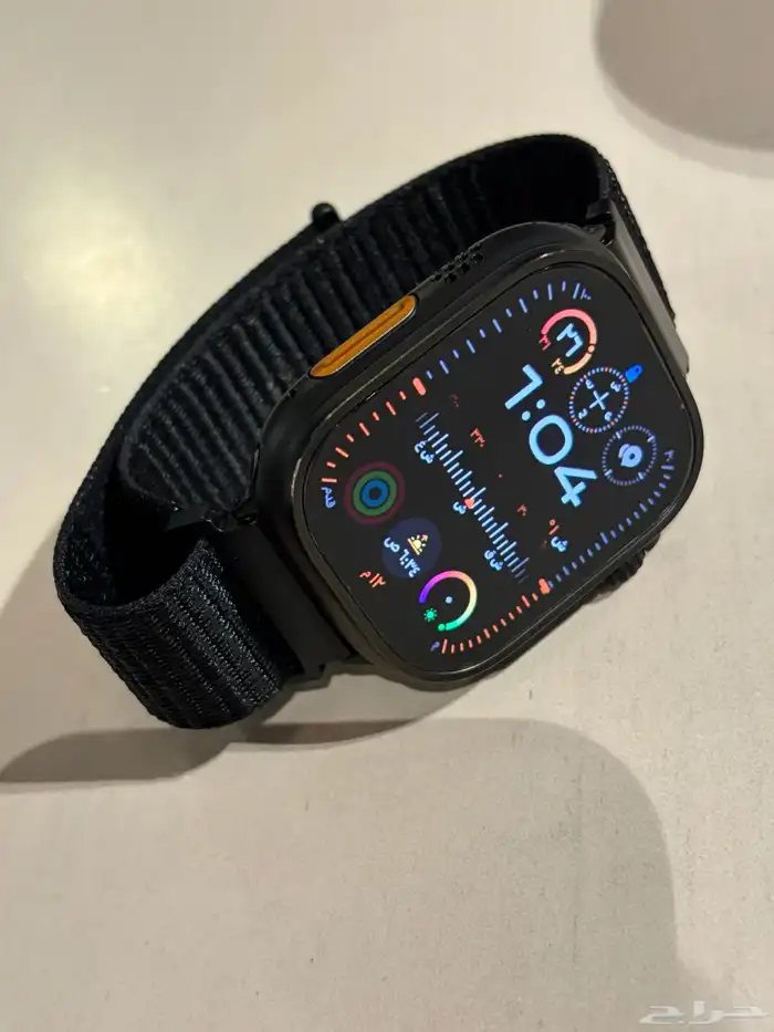 ساعة أبل الترا 2 تيتانيوم أسود 1