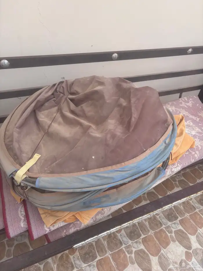 خيمه مبيت حاله فوق الجيده مع لباد ومع اطنابه الحد 350 1