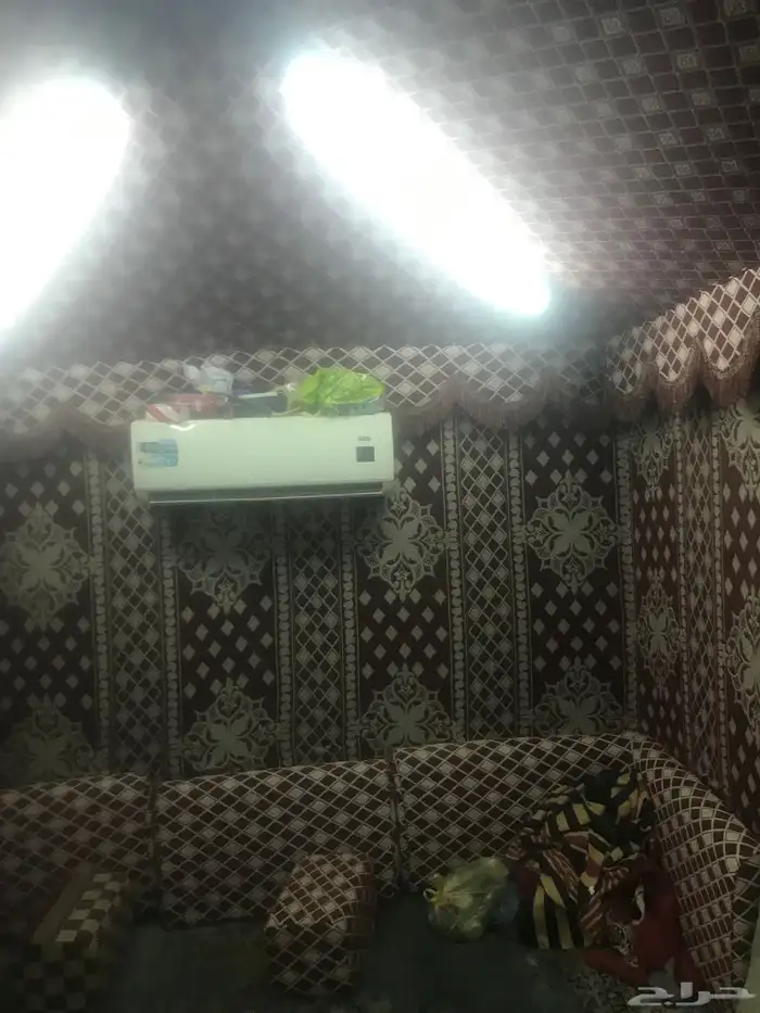 بيت شعر ملكي العرض 3 الطول 4 5 مع المخاد والمراكي والفرشه 19