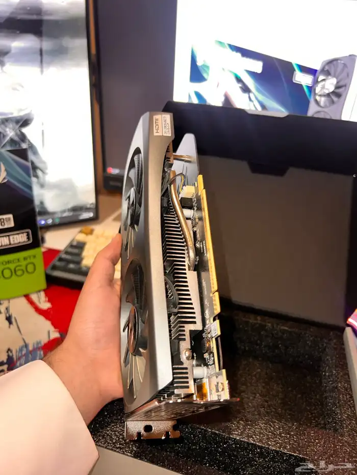 كرت zotac 4060 twin edge 8gb 2