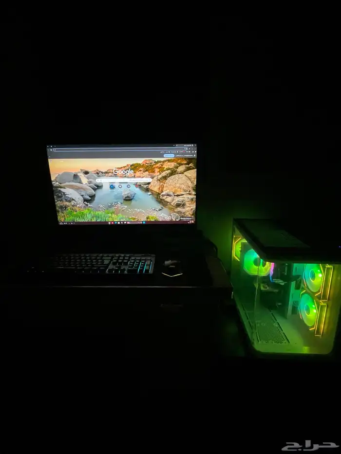 4060Ti PC_ شاشة 27 بوصةLG _ ماوس كيبورد 3