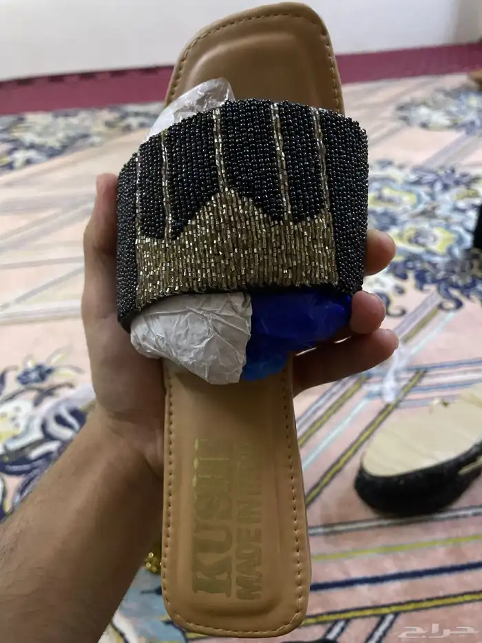 شنط صناعه هندي احذيه هندي يدويه فخمة 8