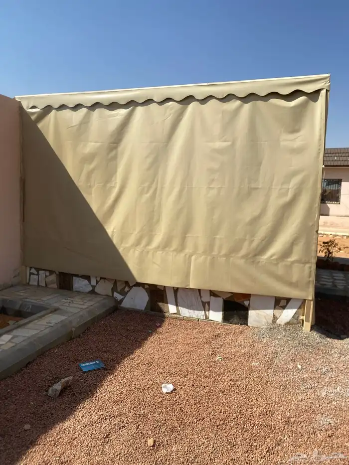 مظلة جلسة مع ستائر متحركة 5